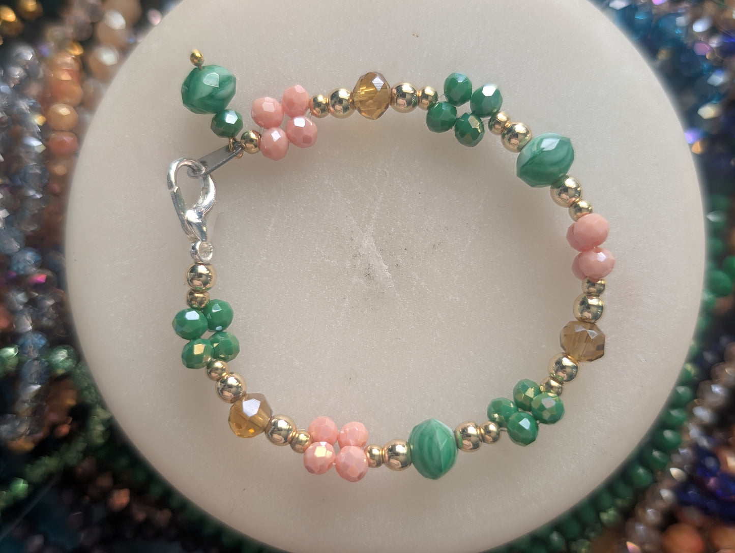 Coral and Pistachio Shaylet