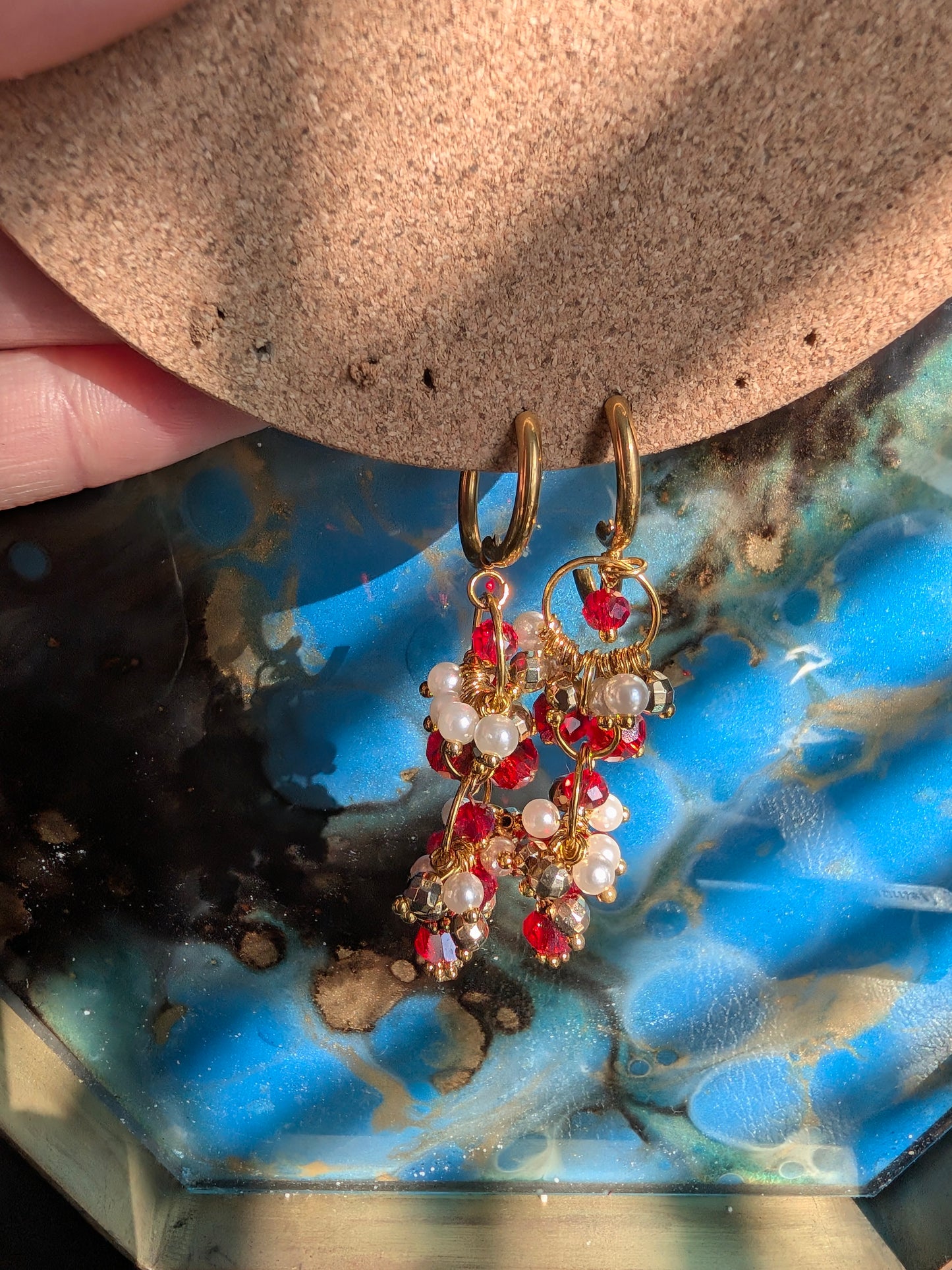 Royal Red Shaylet Earrings