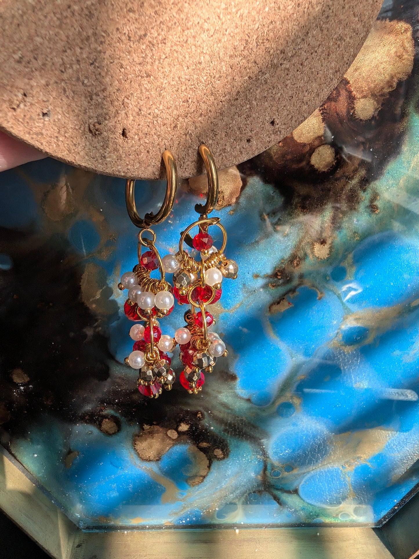 Royal Red Shaylet Earrings