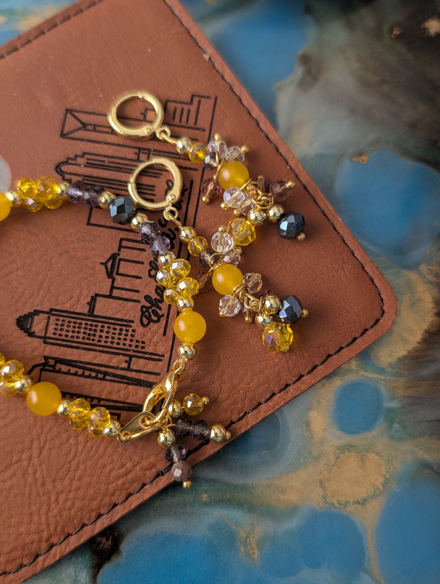Purple yellow Shaylet Set