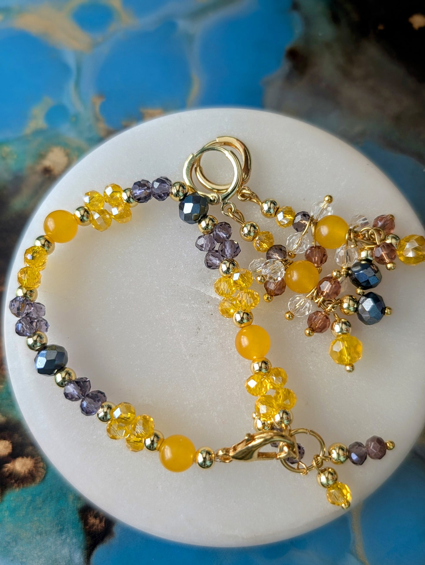 Purple yellow Shaylet Set